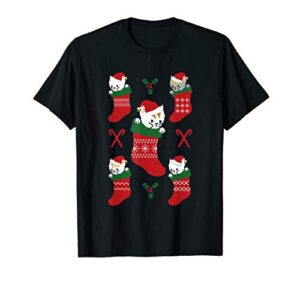 christmas kitties stocking stuffers t-shirt