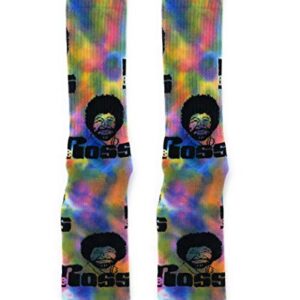 Unisex Novelty Funny Crew Socks Tye Dye Bob Ross