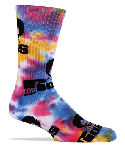 Unisex Novelty Funny Crew Socks Tye Dye Bob Ross