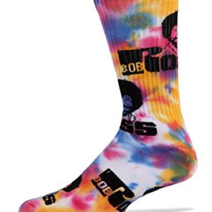 Unisex Novelty Funny Crew Socks Tye Dye Bob Ross