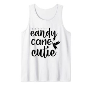 candy cane cutie christmas stocking stuffer for girls tank top