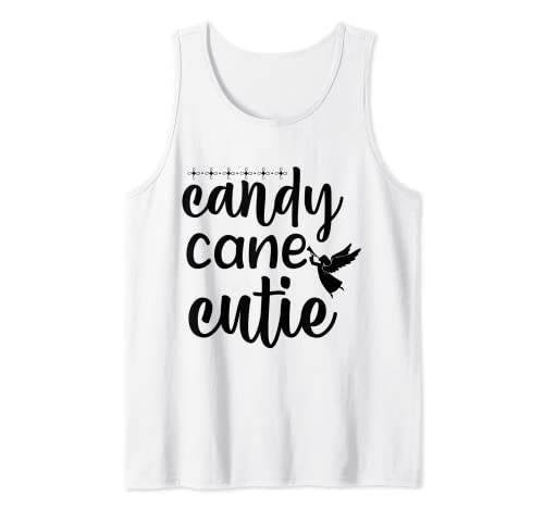 Candy Cane Cutie Christmas Stocking Stuffer For Girls Tank Top