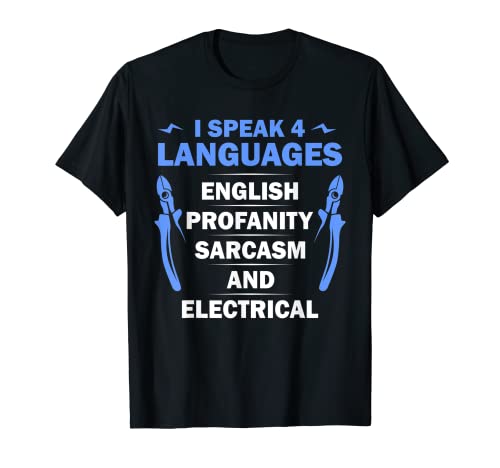 Funny Electrician Art Men Women Electrical Engineer Humor T-Shirt