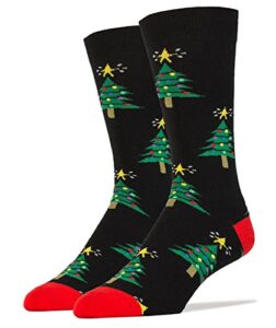 oooh yeah mens luxury combed cotton crew socks – o tannenbaum christmas trees