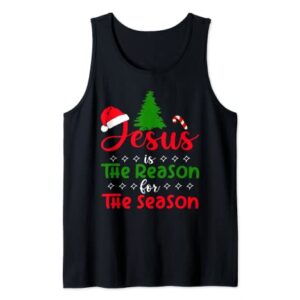 Christian Jesus The Reason Christmas Stocking Stuffer Tank Top