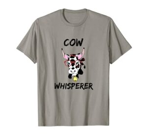 cow whisper shirt – whisperer gag gift – stocking stuffer