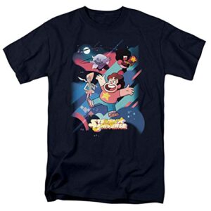 steven universe gems cartoon network t shirt & stickers (small) navy