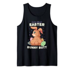 easter guess what bunny butt shirt easter stocking stuffer tank top