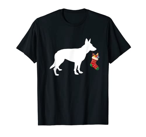 German Shepherd Christmas Stocking Stuffer Dog T-Shirt