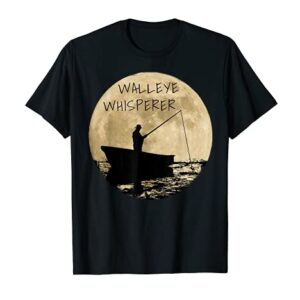 Walleye Whisperer Shirt Gag Gift Stocking Stuffer Fisherman