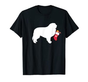 great pyrenees christmas stocking stuffer dog t-shirt