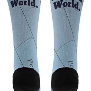 Accounting Socks It's Accrual World 1-Pair Novelty Crew Socks
