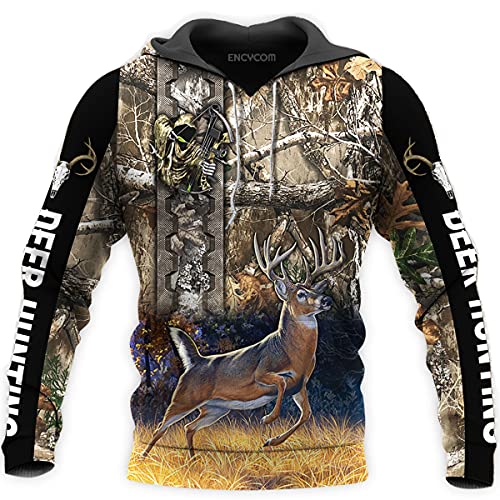 Personalized Love Deer Hunting Bow Hunter Hoodie Mens Hunting To Your Beloved One Sweatshirts