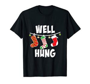 christmas stocking adult humor funny t-shirt