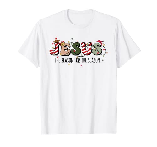 Christian Jesus The Reason Christmas Stocking Stuffer Gifts T-Shirt