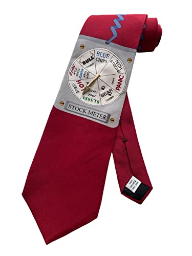 Men's Stock Market Finance Financial Advisor Bulls and Bears Necktie | Neck Tie