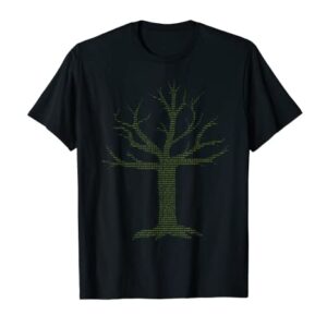 Binary Tree Illustration Computer Coding I Am Programmer Art T-Shirt