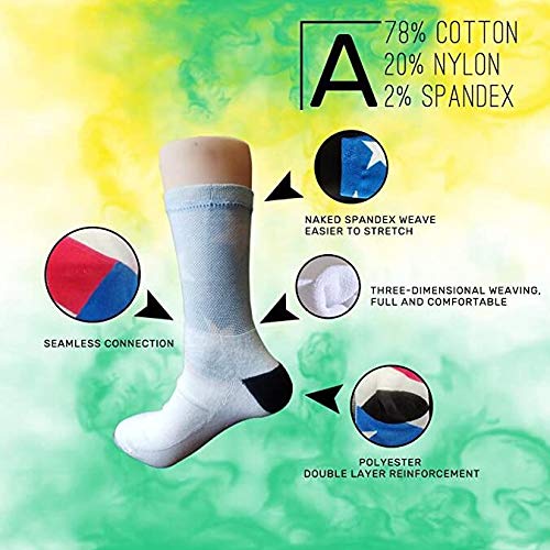 antfeagor Rottweiler Loving Confident and Loyal Training Socks Crew Athletic Socks Long Sport Soccer Socks Soft for Men Women