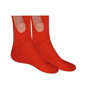 novelty socks for men & women crazy dress crew socks funky fun socks stocking stuffers for men