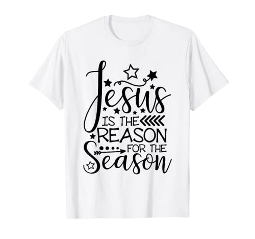 Christian Jesus The Reason Christmas Stocking Stuffer Gifts T-Shirt