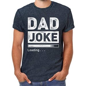 dad joke loading shirt funny t shirts for men best dad gifts from daughter tshirt (charcoal black, medium)