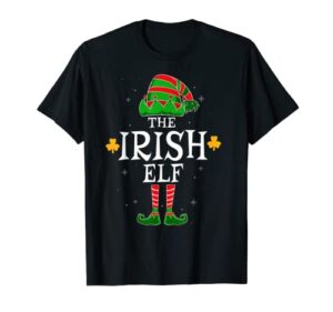 irish elf group matching family christmas holiday funny t-shirt