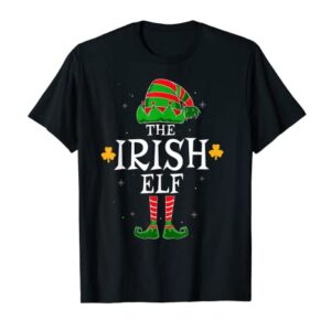 Irish Elf Group Matching Family Christmas Holiday Funny T-Shirt