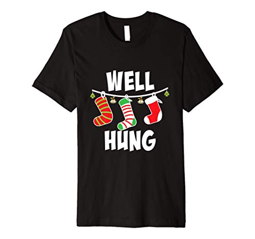 Christmas Stocking Adult Humor Funny Premium T-Shirt