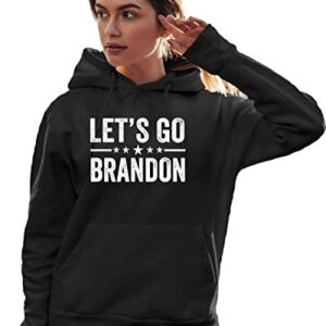 3X-Large Black Mens Classy Let's Go Brandon Sweatshirt Hoodie