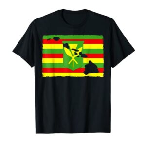 Hawai'i Kanaka Maoli Flag by Hawaii Nei All Day T-Shirt