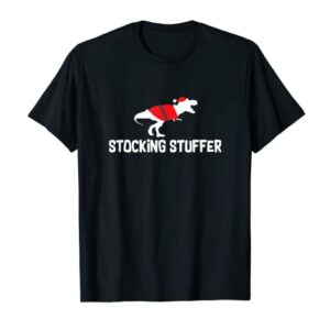 Christmas T-Rex T-Shirt_ Stocking Stuffer Holiday Gift T-Shirt