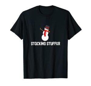 christmas dabbing snowman t-shirt_ stocking stuffer gift