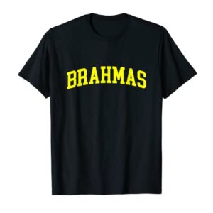 Brahmas Arch Athletic College University Alumni Style T-Shirt