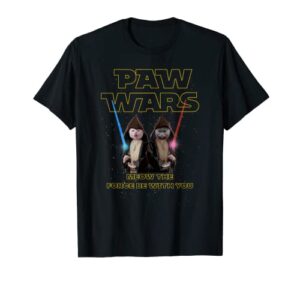 paw wars funny cat shirt, cat lover shirt, cat shirt for men t-shirt