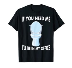 funny and sarcastic toilet humor idea stocking stuffer t-shirt