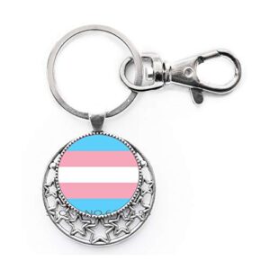 transgender pride keychain,transgender flag,transgender jewelry, lgbtq keychain,pride jewelry,n186