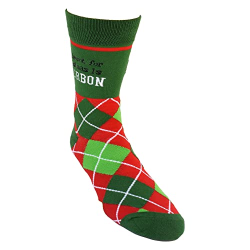 All I Want For Christmas is Bourbon Men's Socks