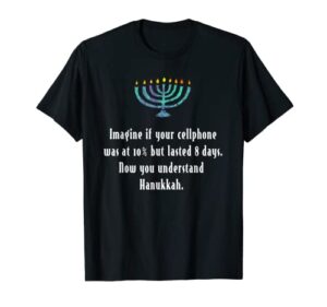 funny sarcastic hanukkah chanukah cellphone quote gift shirt t-shirt