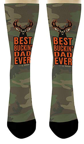 ThisWear Dad Birthday Gifts Best Dad Socks Dad Novelty Socks Fathers Day Present 1-Pair Novelty Crew Socks