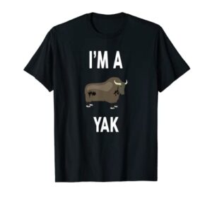 i’m a yak t-shirt funny yak t-shirt