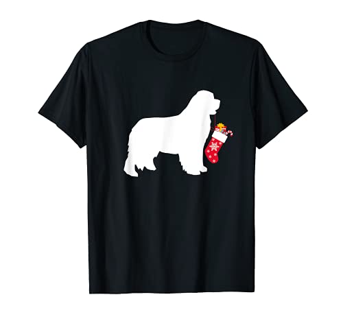 Newfoundland Christmas Stocking Stuffer Dog T-Shirt T-Shirt