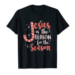 Christian Jesus The Reason Christmas Stocking Stuffer T-Shirt