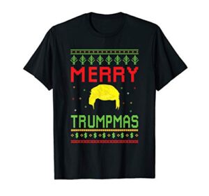 trump funny ugly christmas t-shirt