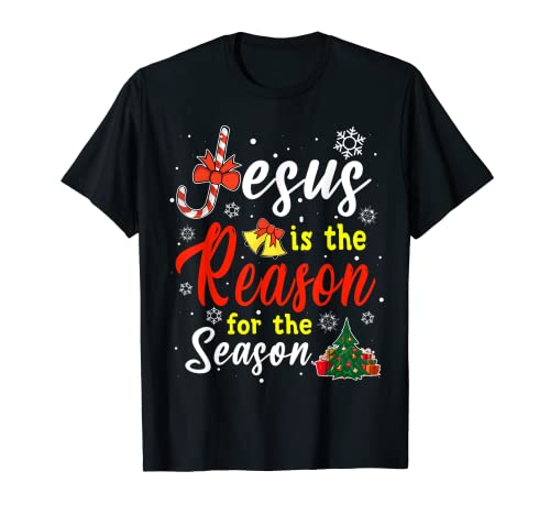 Christian Jesus The Reason Christmas Stocking Stuffer T-Shirt