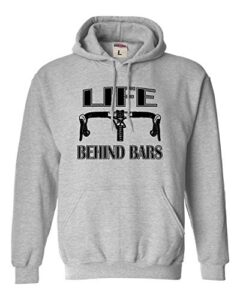 go all out large oxford mens life behind bars funny bike bicycle funny sweatshirt hoodie