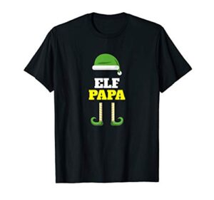 elf papa | dad grandpa stocking stuffer | christmas elf t-shirt