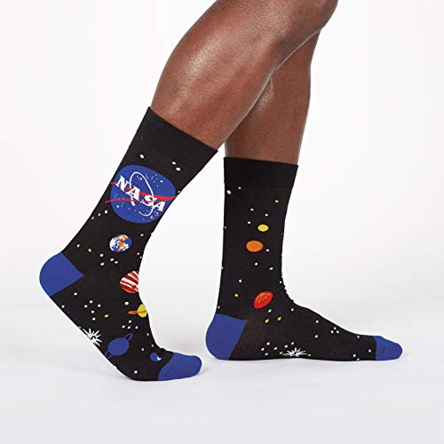 Sock It To Me Men's Crew NASA Space Solar System Socks