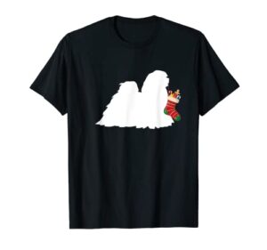 lhasa apso christmas stocking stuffer dog t-shirt