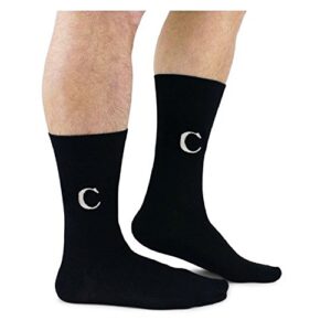 cockney spaniel novelty alphabet socks-capital “c”-uk 6-11, eur 39-46, us 7-12