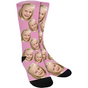 kervaky custom socks with face dog socks, your photo on personalized socks with picture for men women